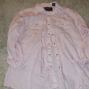 Pearl snap dress shirt